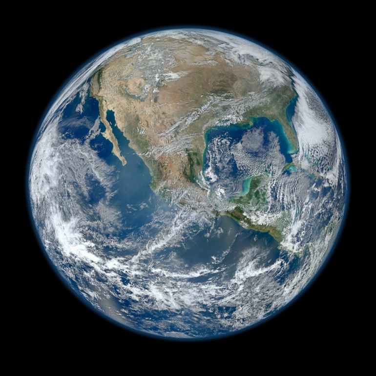 planet earth close up photo